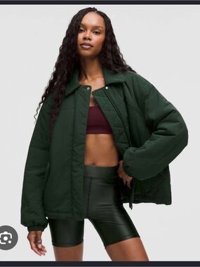 lululemon oversized, collared jacket